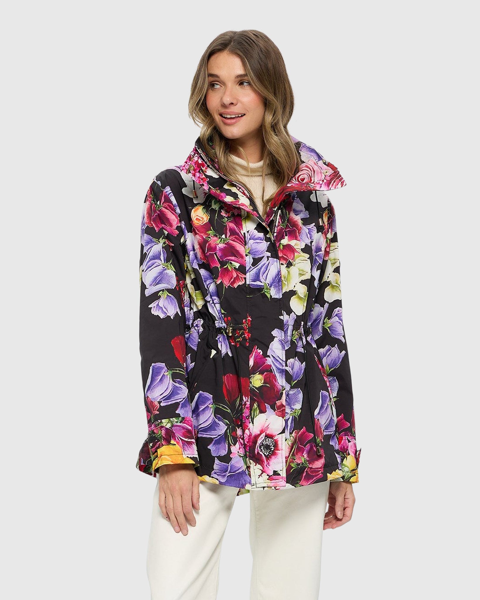 #Color_BLACK/PINK FLORAL