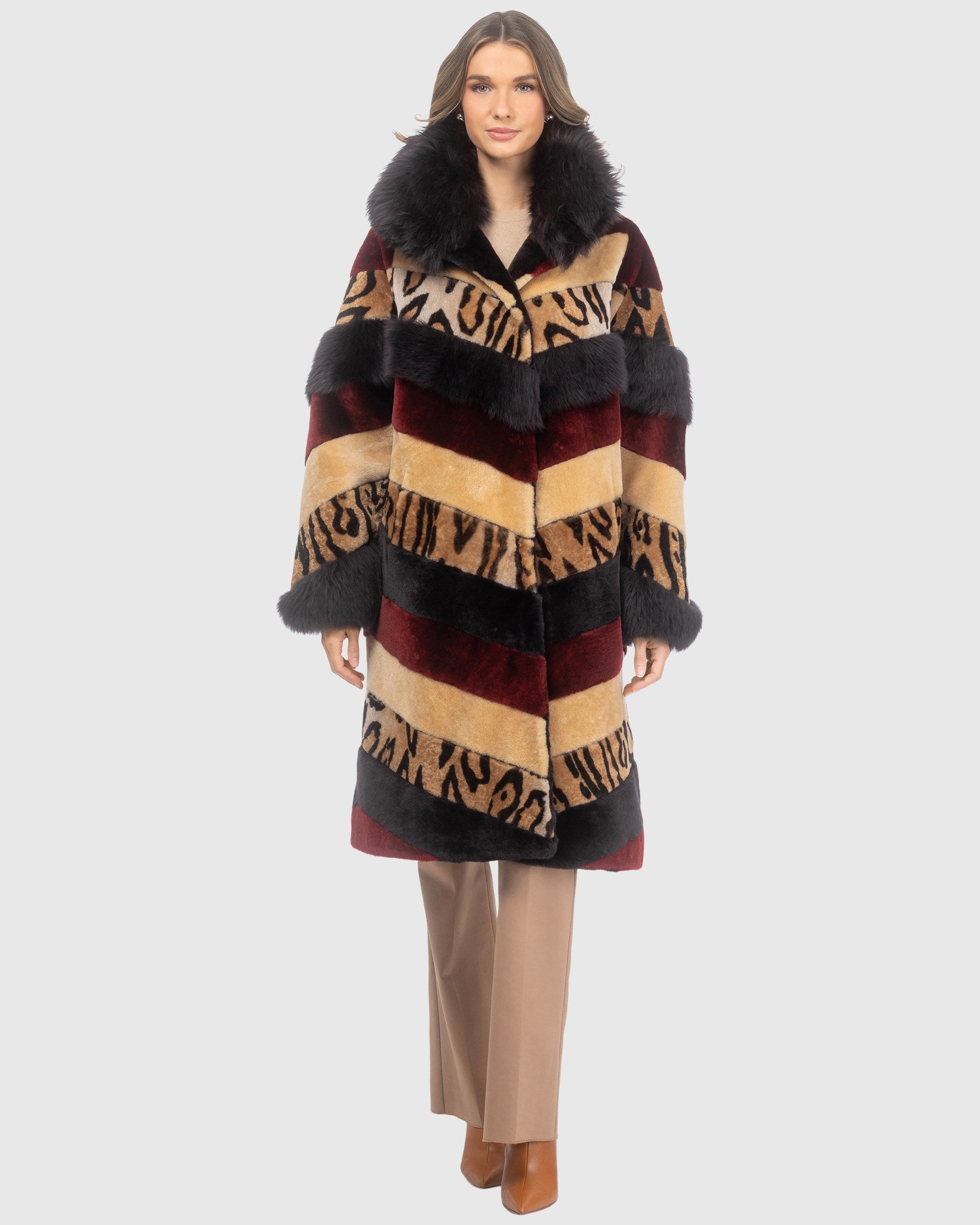 #Color_WINE/CAMEL/OCELO PRINT/BROWN