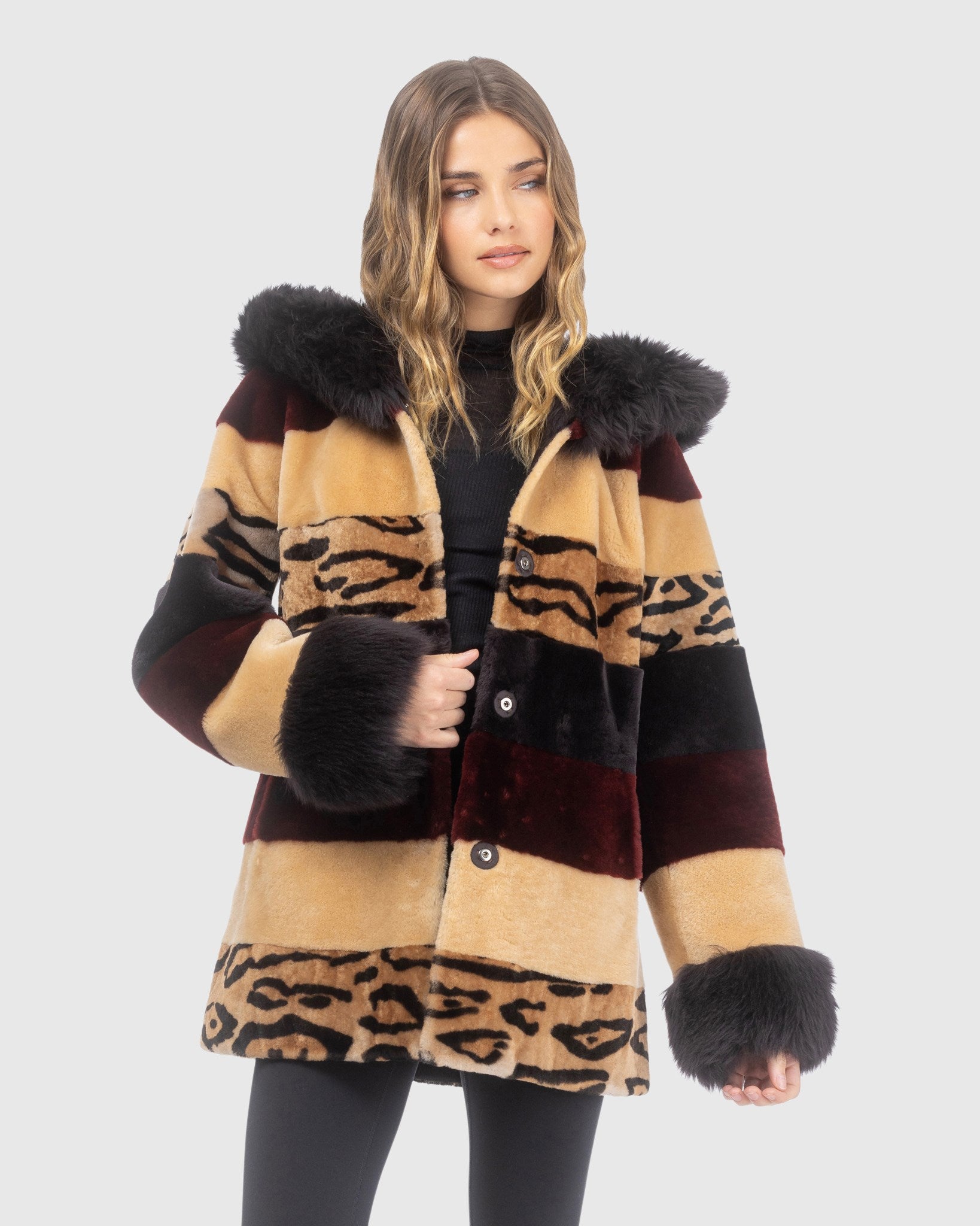 #Color_WINE/CAMEL/OCELO PRINT/BROWN